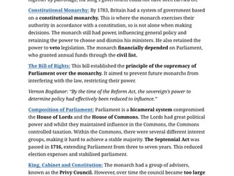 1F: Industrialisation and the People, AQA A-Level History Notes