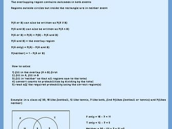 Venn Diagrams - GCSE Probability (Higher)