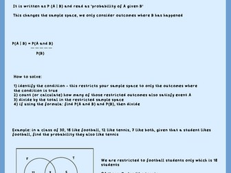 Conditional Probability - GCSE Probability (Higher)