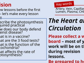 Heart and Transport Revision - AQA Combined Science Biology Paper 1