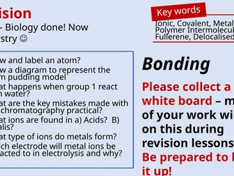 Bonding Revision Lesson - AQA Combined Science Chemistry Paper 1