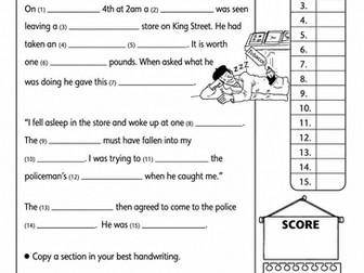 Weekly Spelling Activity Booklet and Test - Week 3