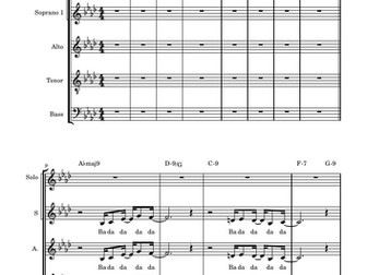 Sky Blue - SATB Arrangement