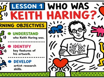 Keith Haring KS3 Art Unit | 6 Complete Lessons | Pop Art & Street Art Project