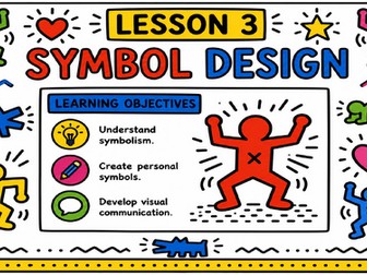 Keith Haring Symbol Design Lesson | KS3 Art Cover Lesson | Symbolism & Visual Communication