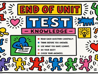 Keith Haring End of Unit Test | KS3 Art Assessment | Knowledge Quiz, Artist Analysis & Evaluation