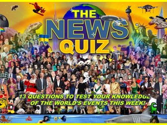 CURRENT WEEK The News Quiz June 15th - 22nd 2026 Form Tutor Time Current Affairs