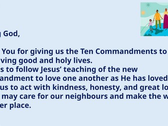 YEAR 5 - Creation and Covenant - L 10, Reflect on images & describe Moses’ encounter with God.