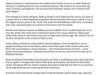 Pollution Case Study – Midway Island | KS3 Geography