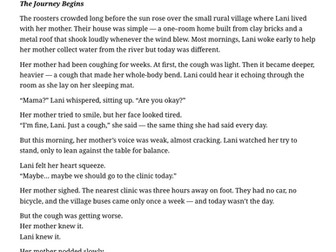 Globalisation and Health  Case Study– The Walk to the Clinic | KS3 Geography