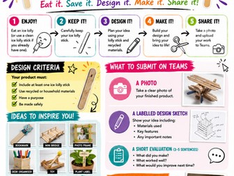 Hot Weather Design & Technology Ice Lolly Challenge