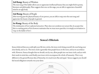 A-Level Classics Theories of Seneca and Plato Love and Relationships