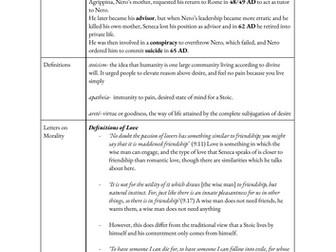 A-Level Classics Seneca Notes