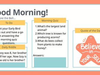 Morning Slides
