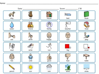 EAL Basic Words Assessment