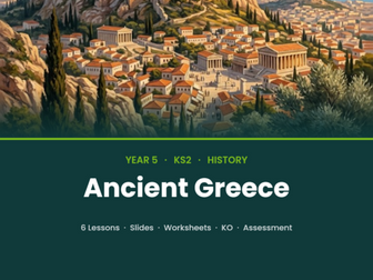 Ancient Greece | Year 5 (KS2) History Unit
