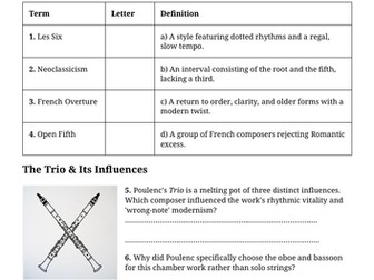 Poulenc Trio: Lesson 1: Poulenc: Context and Neoclassical Origins