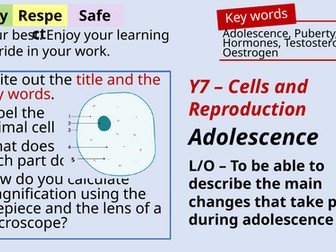 Reproduction - Key Stage 3 fully resourced teaching unit