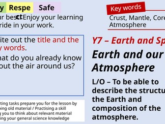 Rocks and the Earth - Key stage 3 fully resourced teaching package and scheme of work