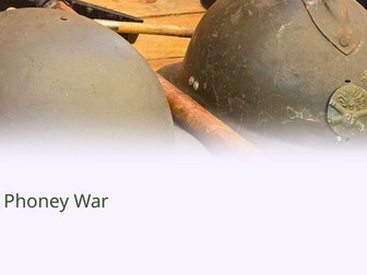 WWII Phoney War Slideshow Presentation