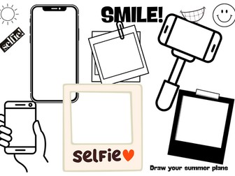 Summer plans drawing activity