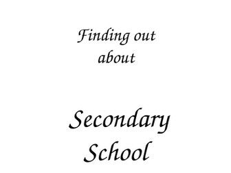 Transition Booklet to Secondary School