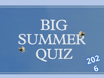 Summer Quiz 2026