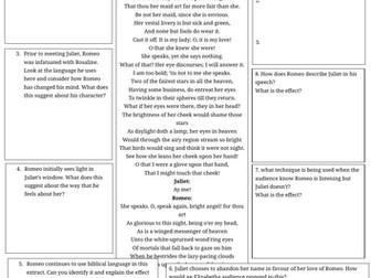 Romeo and Juliet Act 2