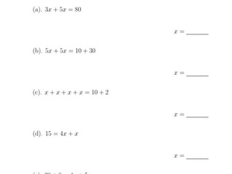 Solving equation 1