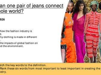 How can one pair of jeans change the world?