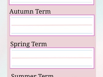 Name writing assessment