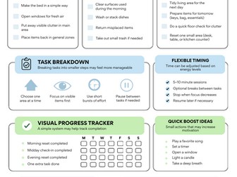 ADHD Cleaning Planner