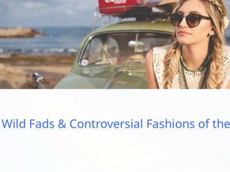 1960s Fads and Fashions Slideshow Presentation