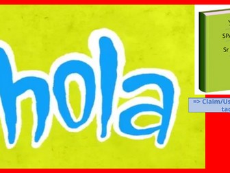 Year 9 Spanish - First 2 lessons: Intro + class routine + greetings + Spanish world quiz