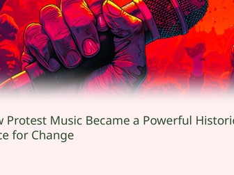 History of Protest Music Slideshow Presentation