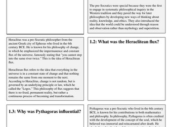 Ancient Greek Philosophy