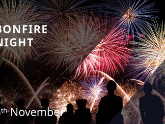 Bonfire Night PP for EYFS/Reception