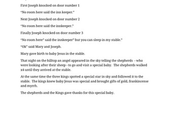 T4W version of The Story of Christmas