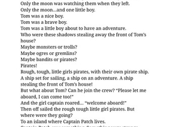 The Night Pirates Talk 4 Writing story