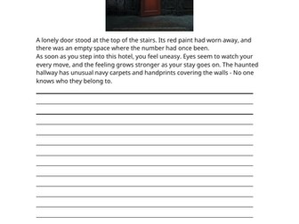 Room 13 - Descriptions to complete