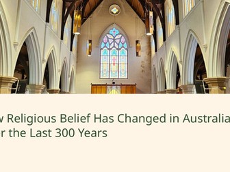 History of Religion in Australia Slideshow Presentation
