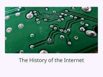 The History of the Internet Slideshow Presentation