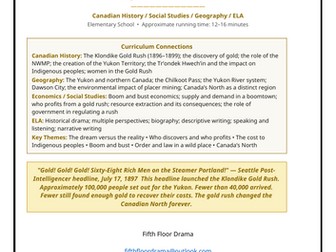 Gold in the Creeks | Klondike Gold Rush Classroom Play | Canadian History Drama