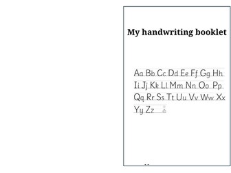 Read Write Inc handwriting booklet