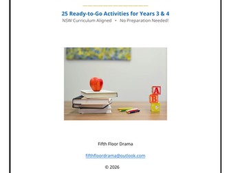 Year 3 & Year 4 Casual Teacher Toolkit | No Prep Emergency Lessons | Primary