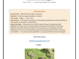 Young Dark Emu | Bruce Pascoe | English Reading Activities