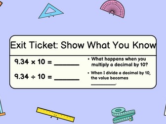 5th Grade Math Numeracy