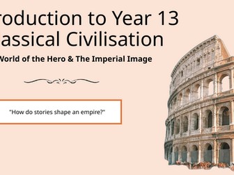 CLASSICS - INTRO (Aeneid & Imperial Image)