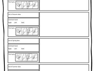 I can write my name and numbers tracking template