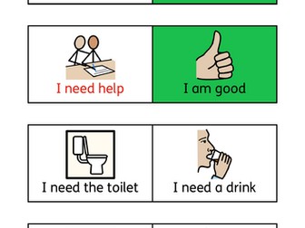 Help / toilet cards